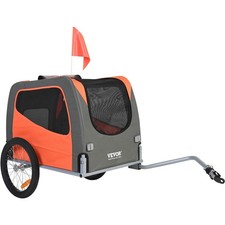 Dog Bike Trailer,Supports up to 66 lbs,Pet Cart Bicycle Carrier,Easy Folding Fra