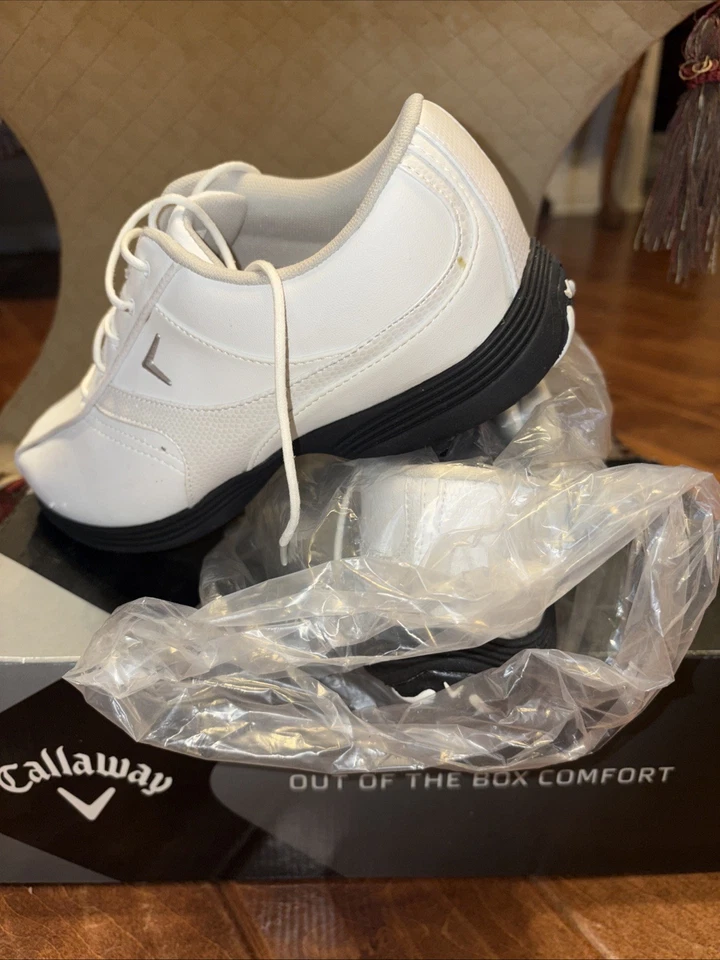 Zapatos de golf Callaway Savory para dama talla 8,5 blanco estilo W426 leer descripción Foto 3 de 4