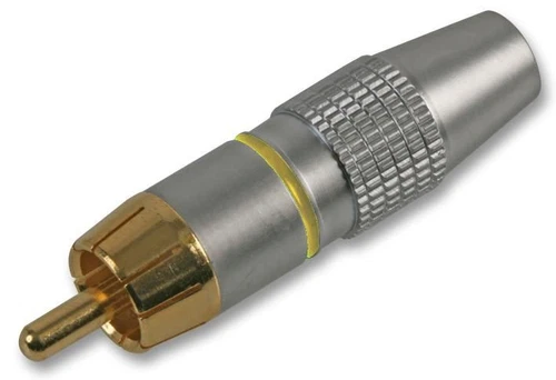 PRO SIGNAL - Phono Plug, HQ, Geel