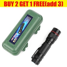 1200000LM USB Rechargeable LED Flashlight Super Bright Torch Tactical Lamp
