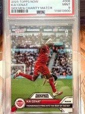 2025 Topps Now Sidemen Charity Match Kai Cenat #006 in a PSA 9 YouTuber streamer