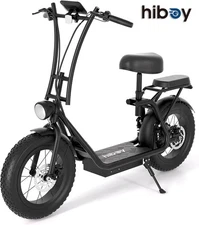 Hiboy E-Scooter Adult w/Seat 810W 25MPH 34Mi 16"Fat Tire Dual Brakes All-Terrain