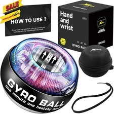 Wrist Power Gyro Ball Auto-Start Forearm Strengthener Grip Wrist Trainer