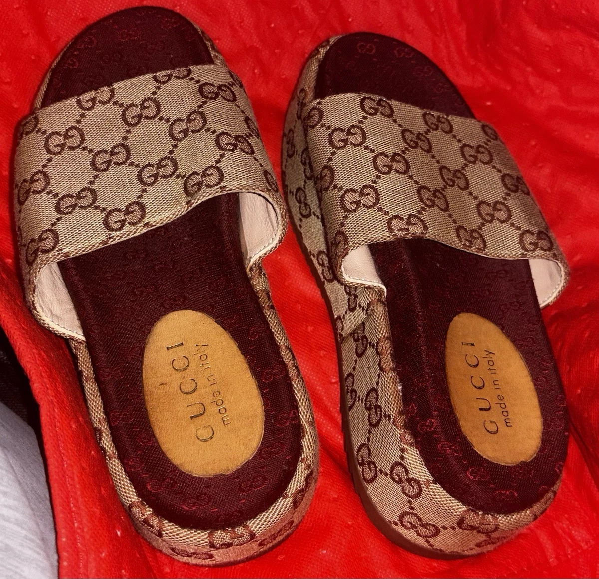Gucci Red Sandals for Women for sale - eBay
