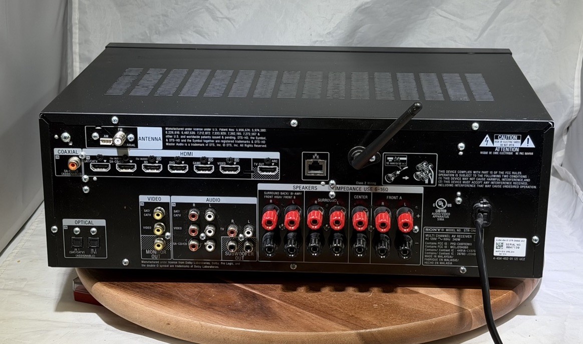 Sony STR-DN840 7.2 Channel AV Receiver with HDMI, Wi-Fi, Bluetooth