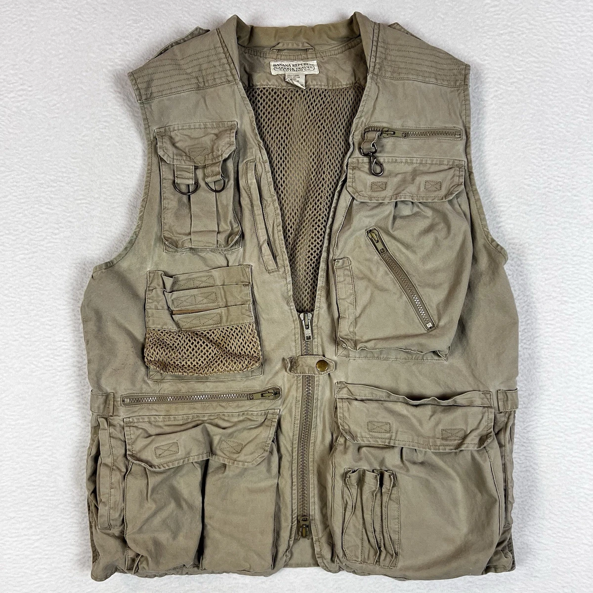 Banana Republic Safari Vest In Men's Coats & Jackets for sale | eBay
