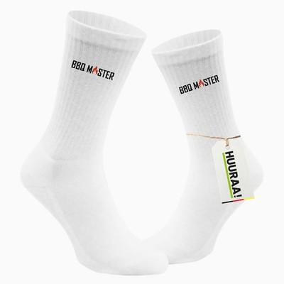Socken BBQ Master Grillen Geschenkidee BBQ Master Geschenk Präsent Mitbringsel S