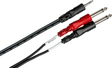 3 5mm TRS to Dual 1 4 Inch TS Cable 3 Feet