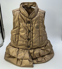 Calvin Klein Puffer Vest 18M Infant Toddler Metallic Gold Bronze Color