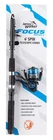 Jarvis Walker 6ft Telescopic Spinning Fishing Rod & 2000 Reel Travel Combo