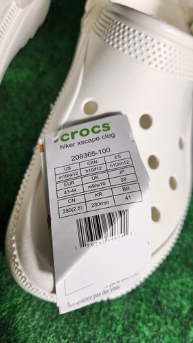 CROCS HIKER XCAPE 2.0 CLOG 208365-100 Men Size 10 | eBay