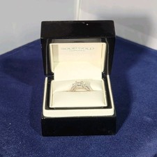 18ct White Gold 0.72ct Diamond Engagement Ring GIA G VS1 Princess Cut