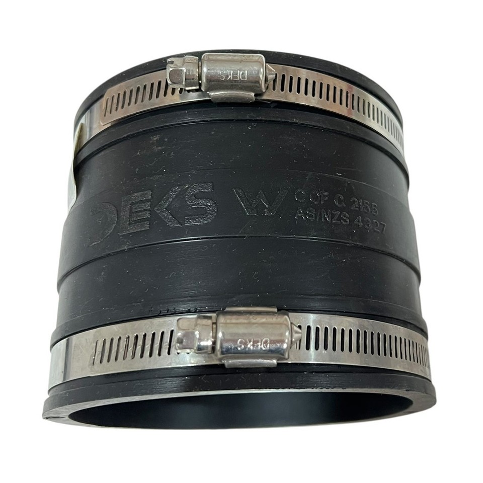 Deks 6006 DN100 PVC Rubber Joiner Coupling OD 105-112mm, Exp | eBay ...