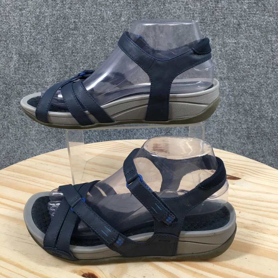 Sandalias Baretraps para mujer 8 M Danny deportivas ajustables con tiras azules Foto 2 de 4