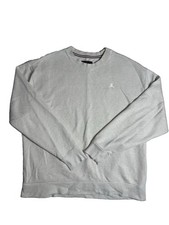 Jordan Brand Crewneck Sweatshirt Light Grey Heather Jumpman Logo Womens Large