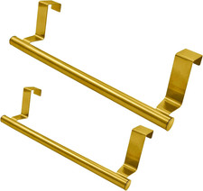 2 Pack Gold 9 Inch Towel Holder for Kitchen Bathroom