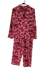 LOFT Pajama Set Size S Pink Red Floral Romantic Cottagecore Cozy Lounge Chic Set