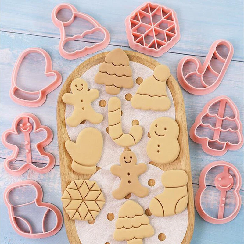 Cute christmas best sale cookie cutters