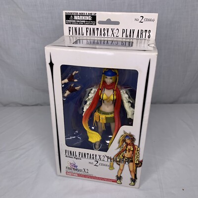 Square Enix Play Arts Final Fantasy X2 Rikku Figure 2003 NEW *SEALED*