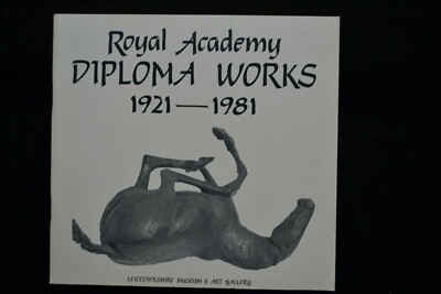 ROYAL ACADEMY DIPLOMA WORKS 1921-81 EXHIBITION CATALOGUE FRINK FELL MUNNINGS 