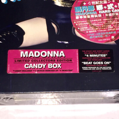 Madonna 2008 Hard Candy Limited Collectors Edition Taiwan Box CD