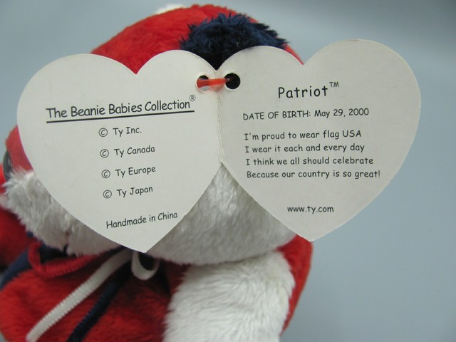 patriot beanie baby may 29 2000