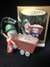 1994 ROCK CANDY MINER MAGIC LIGHT Hallmark Ornament  FREE SHIPPING