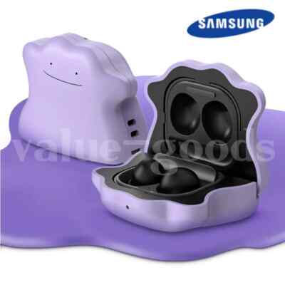 Samsung Pokemon Ditto Metamon Galaxy Buds2 Pro/2/Live/Pro Case Cover + Sticker/