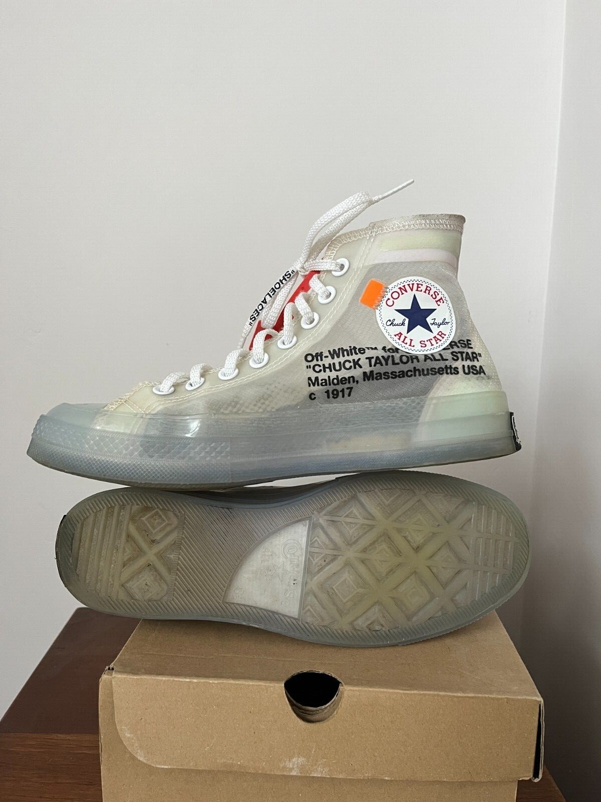 Off White x Converse Chuck Taylor All Star Vulcanized Hi The Ten Virgil image 4