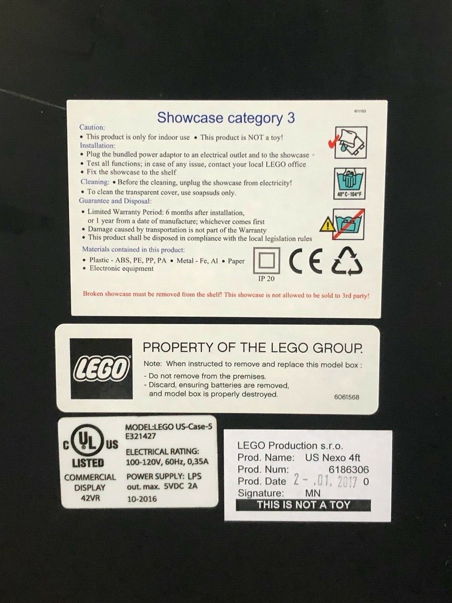 LEGO Nexo Knights Bundle In Displase Case With Lights | eBay
