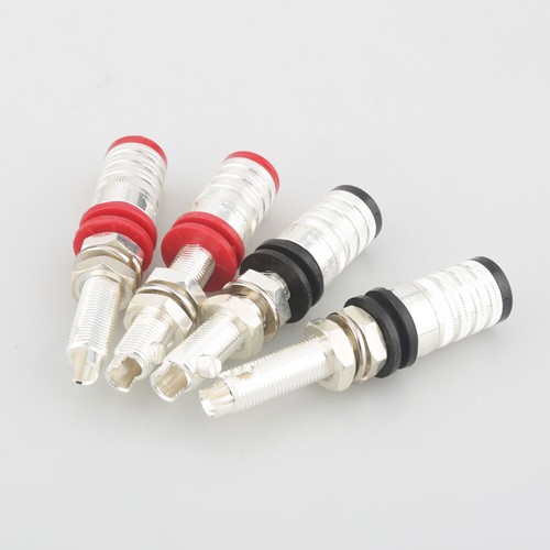 4x HIFI Audio CMC 838-L-AG Silver Plated Amp Speaker Terminal Binding Post - Picture 6 of 7