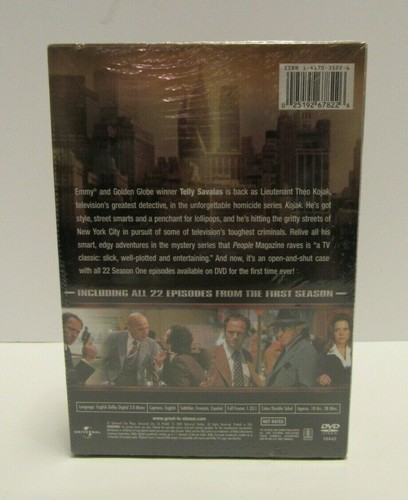 Kojak "Who Loves Ya Baby?" Season 1 NEW Sealed 3 Disc Set DVD - 第 4/5 張圖片