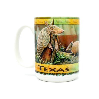 Texas - The Armadillo Coffee Tea Cup Mug by Cuppa 15 Oz