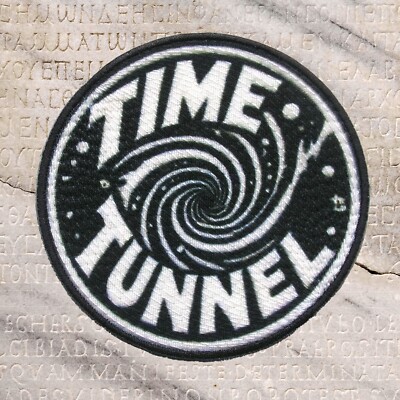 Time Tunnel 1950s Retro Sci-Fi Patch - Iron-On Applique, TV Series, Fantasy Logo