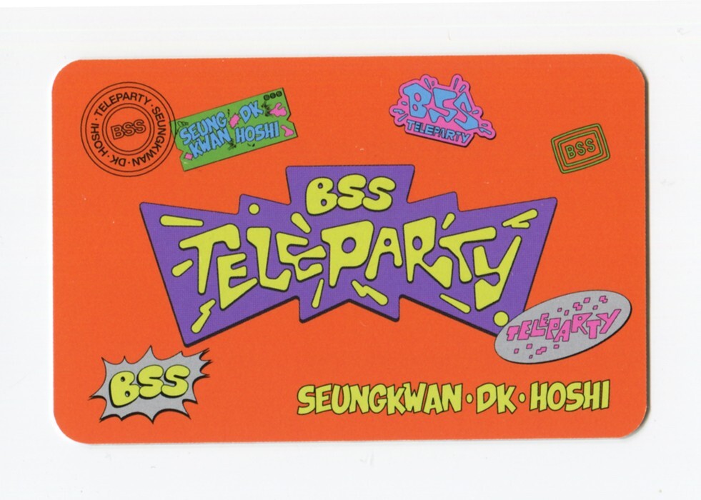 BSS SEVENTEEN - TELEPARTY [YES24] PREORDER EXCLISIVE OFFICIAL
