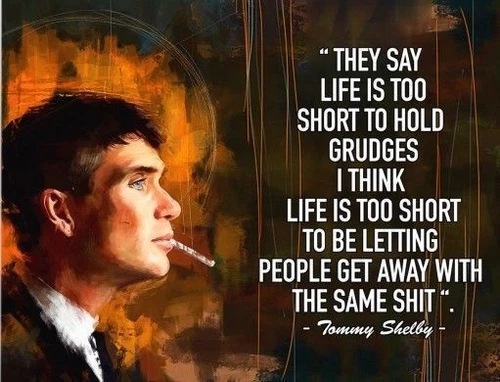 Peaky Blinders Tommy She Retro Metal Tin Sign Poster Plaque Garage Wall Decor A4