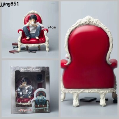 Zhongkaihua Death Note Ryuuku Lot de 2 figurines L Lawliet en PVC pour décoration de bureau, cadeau de Noël ou d'anniversaire