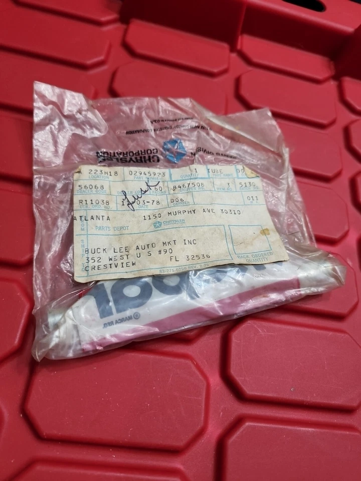 NOS ELEC. TUBO AJUSTADOR ASIENTO 1969-77 CHRYSLER DODGE FURY CORONET SAT 2945923 Foto 2 de 2