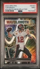 Tom Brady 2022 Spectra Wavelength-neon Splatter 2/8 Psa 9 Second Of The Line