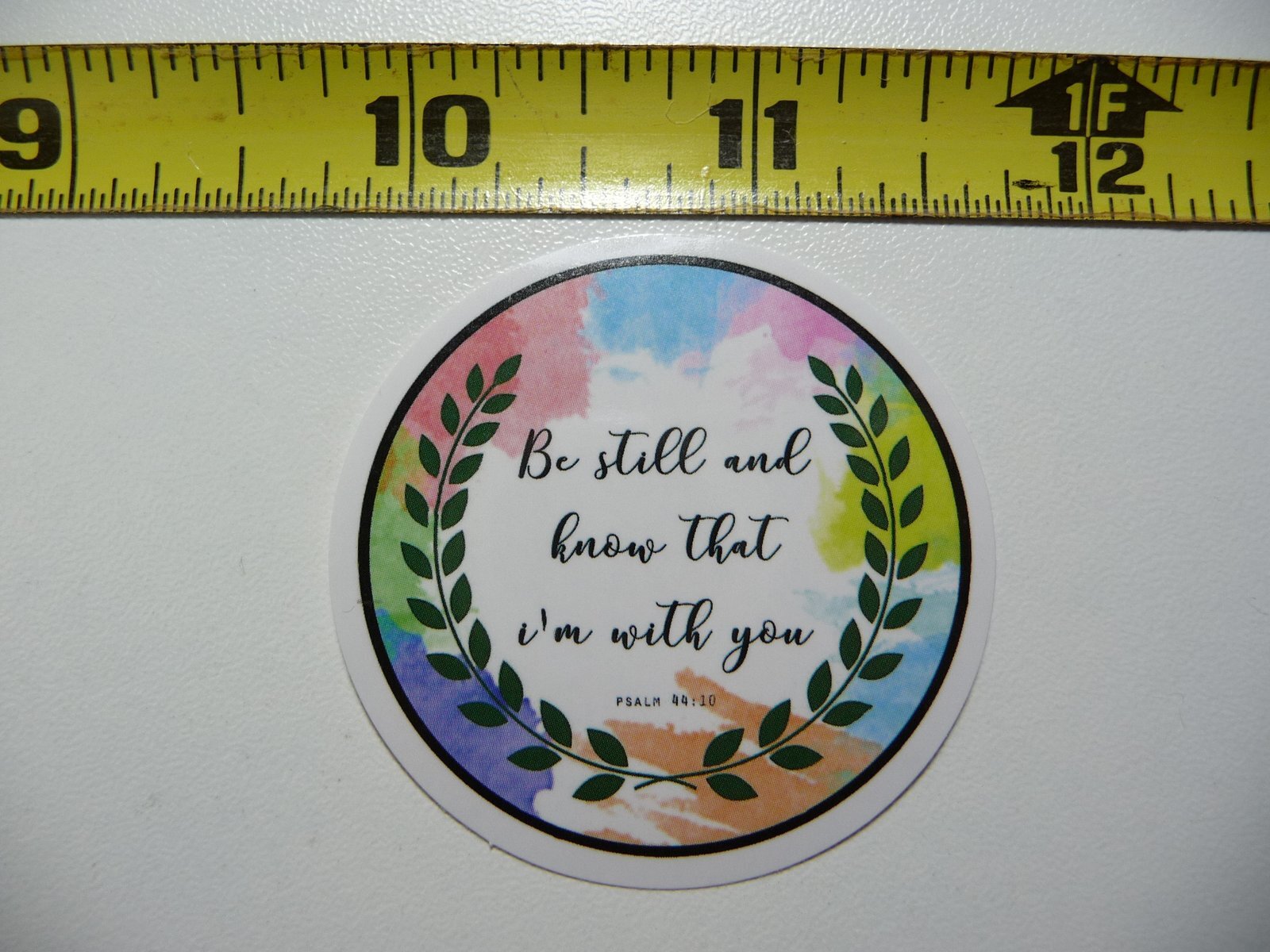 I AM WITH YOU SPRINGS CIRCLE DECAL STICKER CHURCH CHRISTIAN FAITH BELIEF