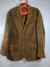 Polo Ralph Lauren Brown Corduroy Sport Coat Blazer Mens XL Vintage