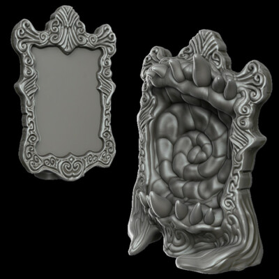 Mirror Mimic Manor! Dungeons and Dragons D&D Miniature