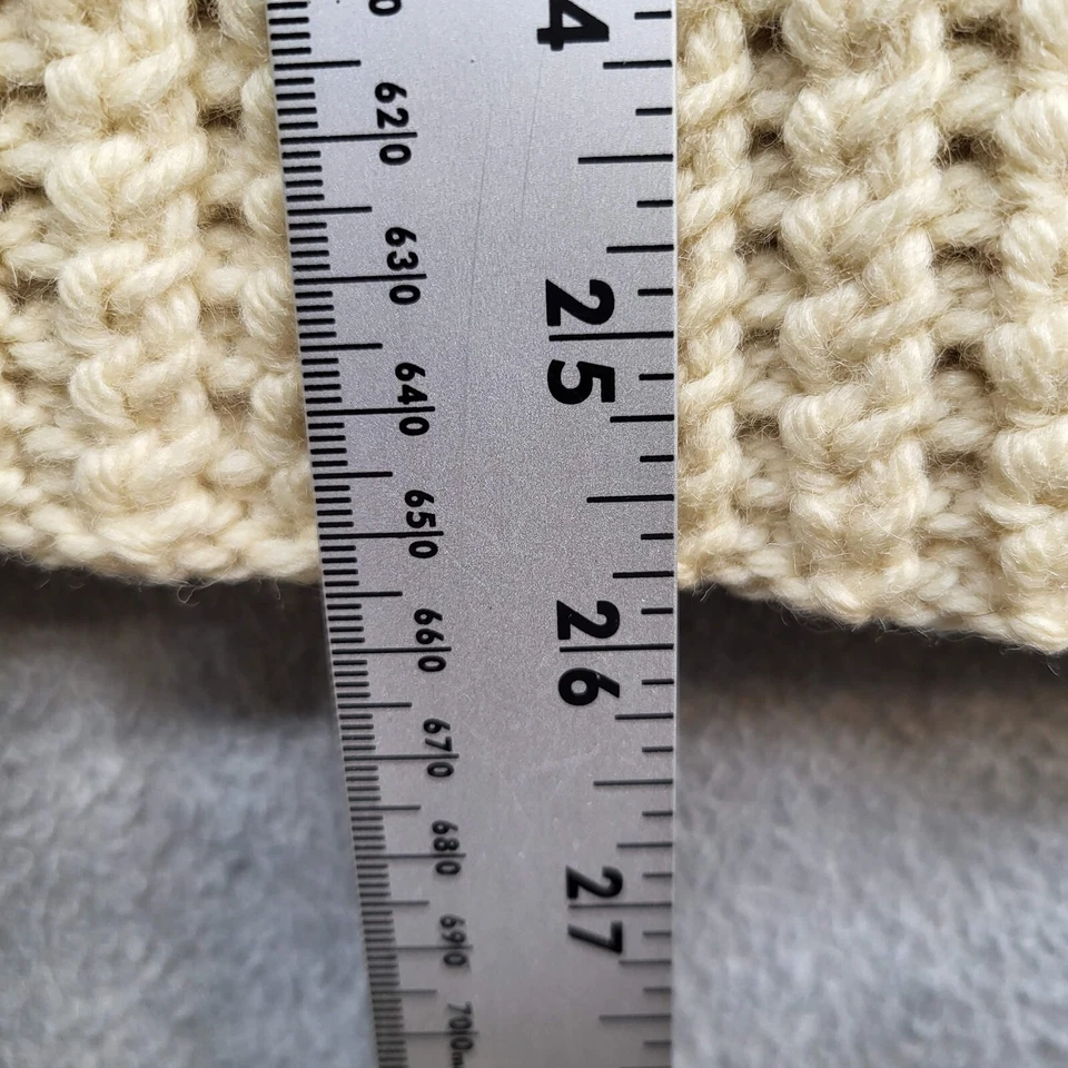 Suéter DE COLECCIÓN Abercrombie & Fitch Hombres 40 Lana Años 60 Tejido con Cable Pescador Irlanda Foto 3 de 4