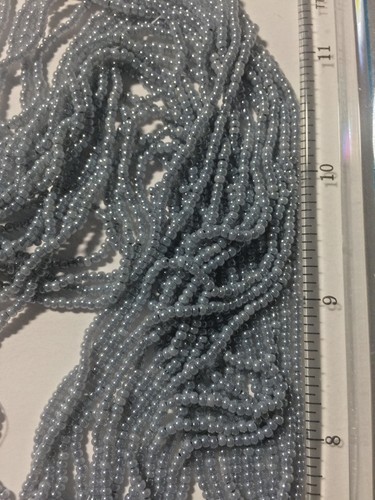 10/0 11/0 Czech Transparent Matte AB Pearl Luster Seed beads - Picture 14 of 76