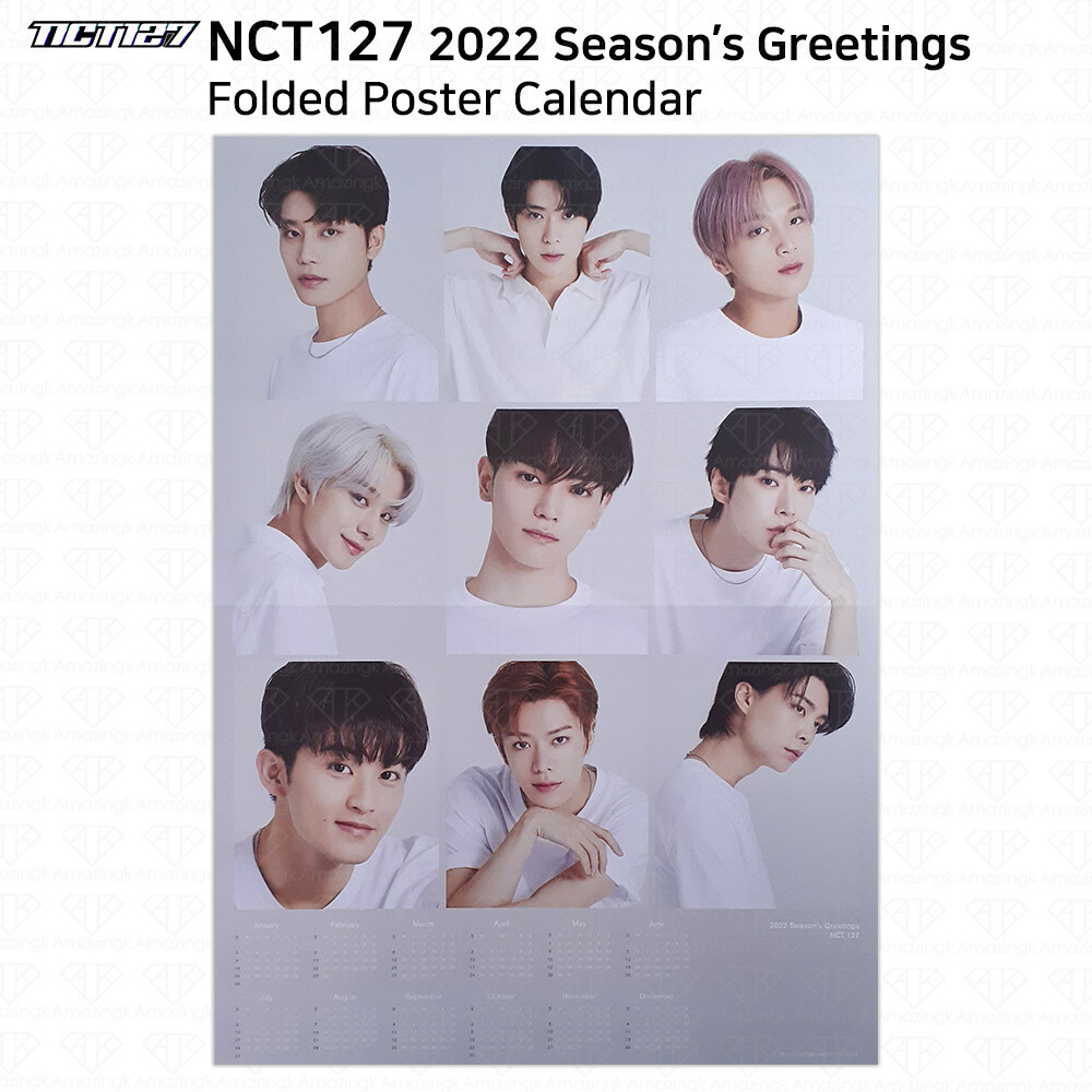 NCT 127 2022 Season's Greetings Desk Calendar Mini Poster