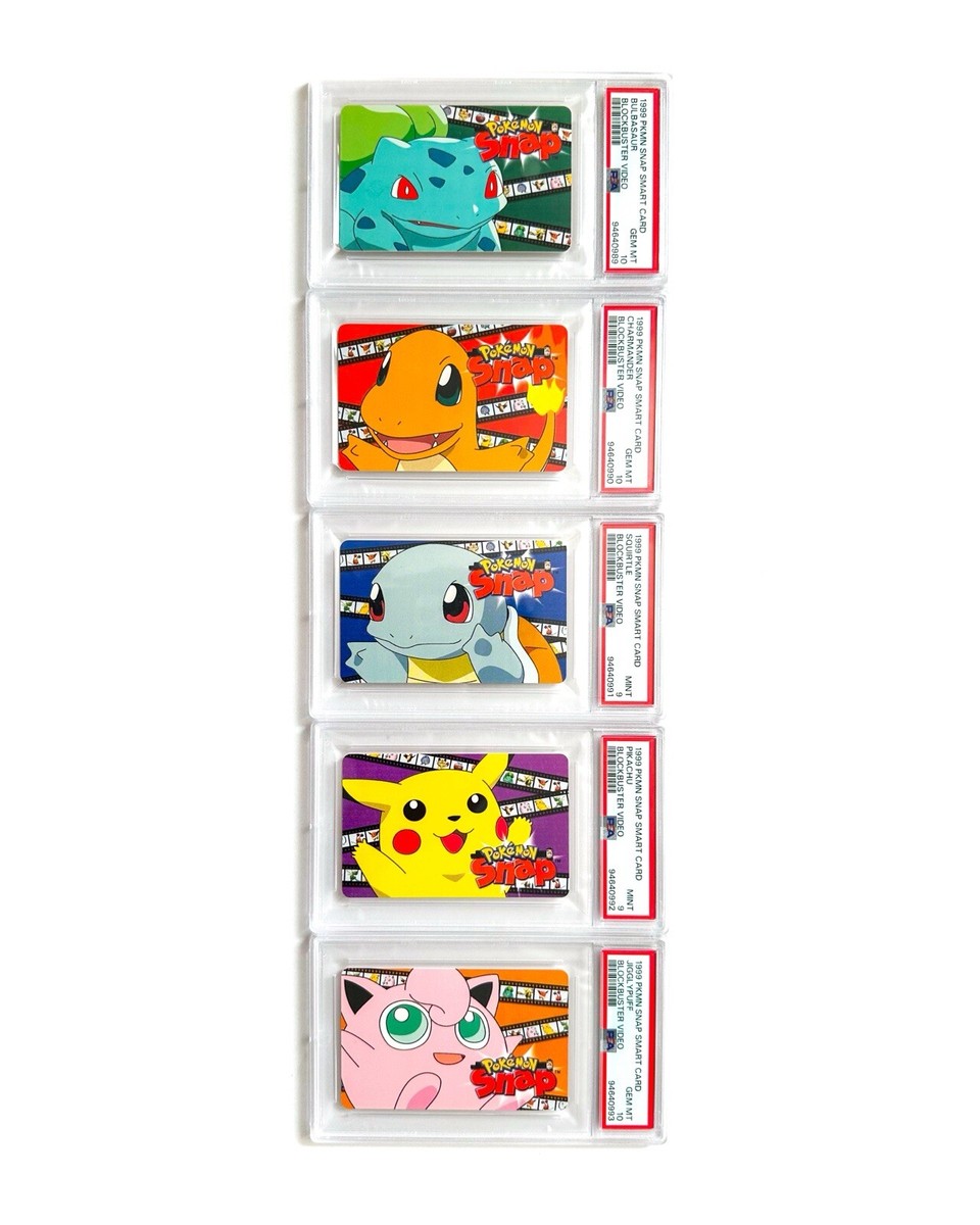 PSA 10/9 Pokemon Snap Blockbuster GEM MINT SEQUENTIAL SET OF FIVE