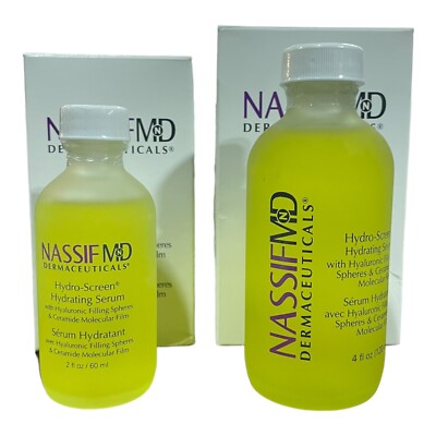 NassifMD Dermaceuticals Hydro-Screen Hyaluronic Acid Serum Sealed(Choose Size)