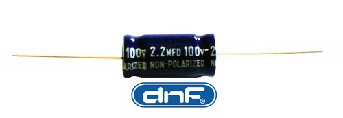 2-2-MFD-Axial-Electrolytic-Non-Polar-Capacitor-100-VOLT-FREE-SAME-DAY-SHIPPING
