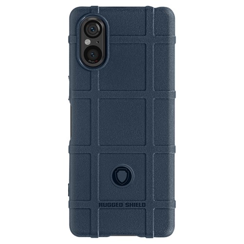Case for Motorola Edge 40 Neo 5G Silicone Shield 3D Pattern Midnight Blue