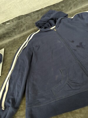 SJB Active Mens Size XL Navy Full Zip Jacket Long Sleeve Pockets Extra Large 